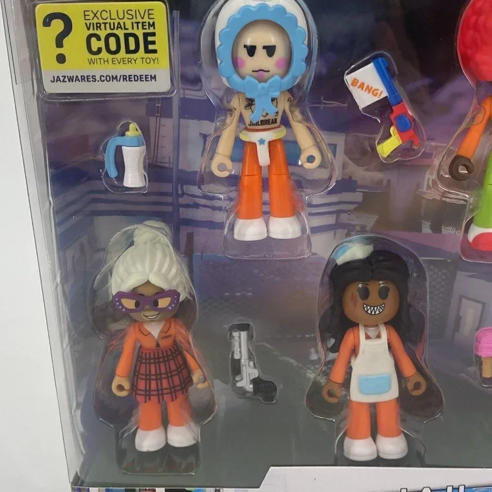 Roblox DEVSERIES Jailbreak Hiding In Plain Sight 6 Action Figures Virtual Code
